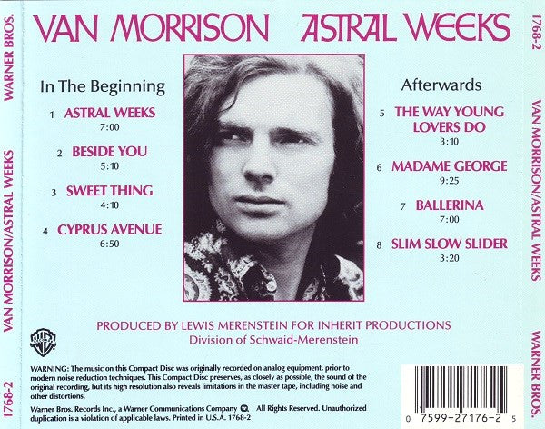 Van Morrison : Astral Weeks (CD, Album, RE)