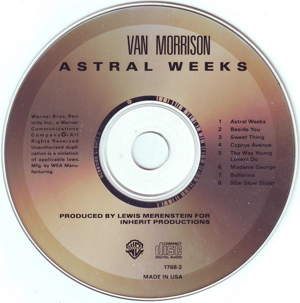 Van Morrison : Astral Weeks (CD, Album, RE)