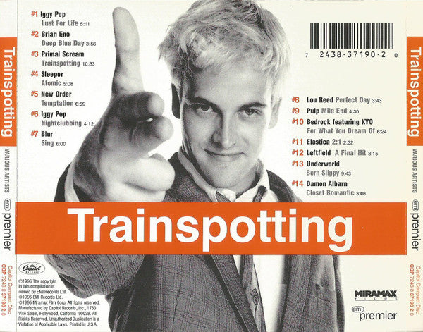 Various : Trainspotting (Music From The Motion Picture) (CD, Comp, RP)