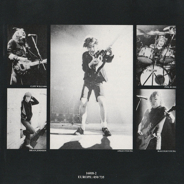 AC/DC : Back In Black (CD, Album, RE)