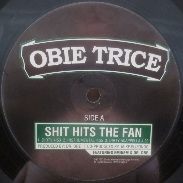 Obie Trice - Shit Hits The Fan (12") (VG+) - Endless Media