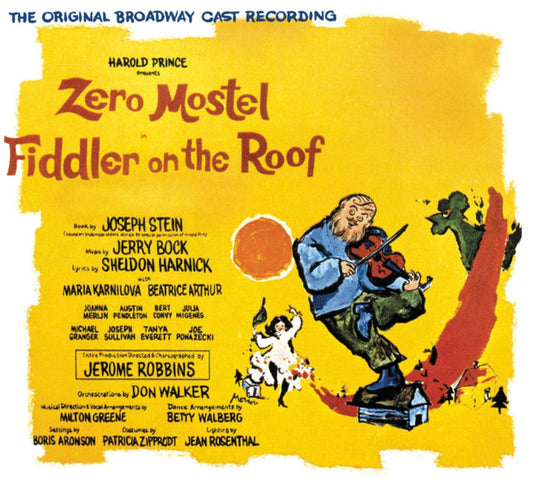 "Fiddler On The Roof" Original Broadway Cast : Fiddler On The Roof (CD, Album, Club, RE)
