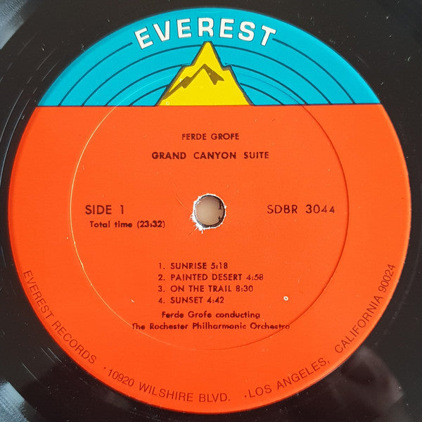 Ferde Grofé, Rochester Philharmonic Orchestra, Jesus Maria Sanroma - Grand Canyon Suite (LP) (VG+) - Endless Media