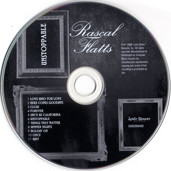 Rascal Flatts : Unstoppable (CD, Album)
