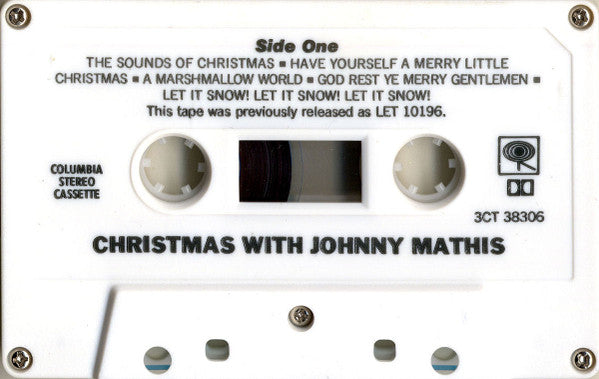 Johnny Mathis : Christmas With Johnny Mathis (Cass, Album, RE, Dol)