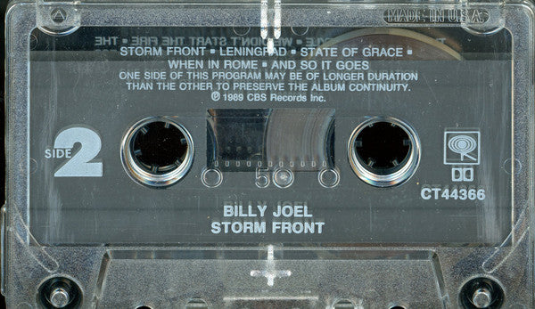 Billy Joel : Storm Front (Cass, Album)