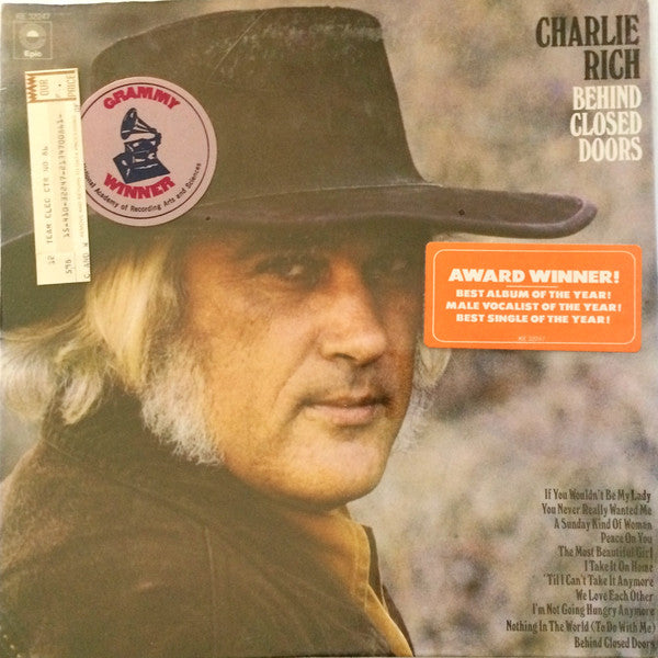 Charlie Rich : Behind Closed Doors (LP, Album, Ter)