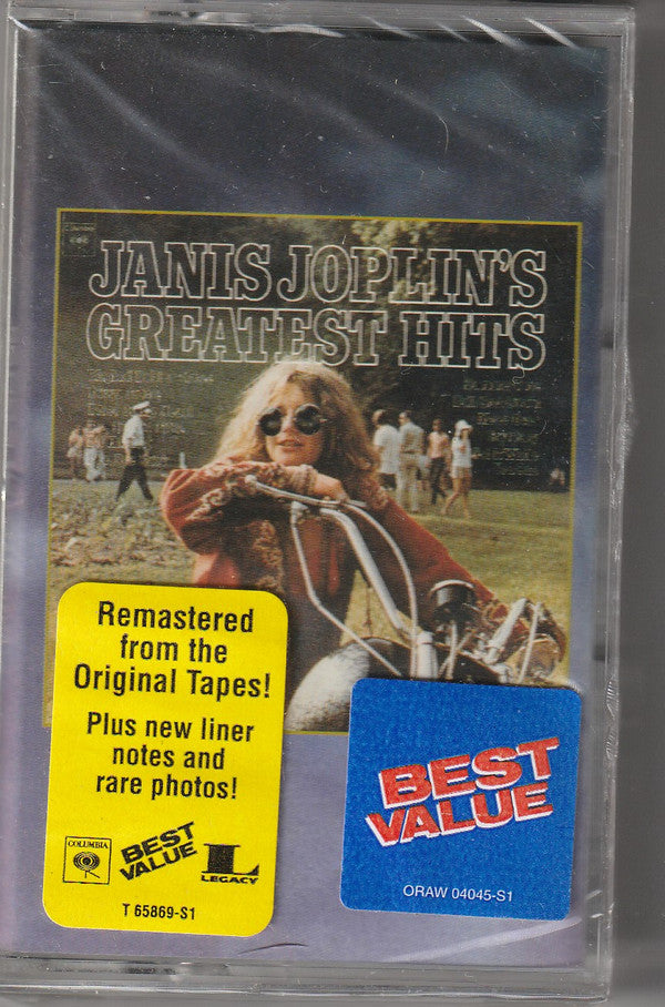 Janis Joplin : Janis Joplin's Greatest Hits (Cass, Comp, RE, RM)