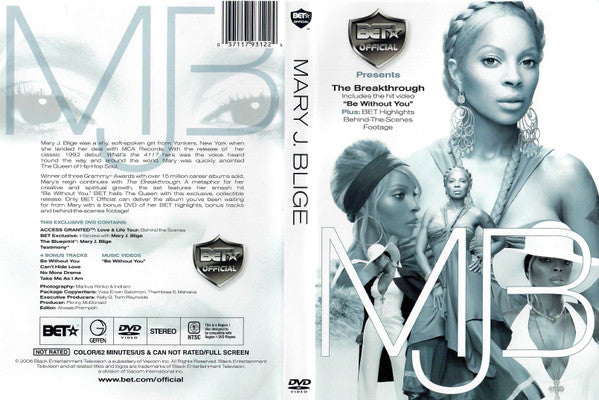 Mary J. Blige : BET Official Presents The Breakthrough (DVD-V, NTSC)