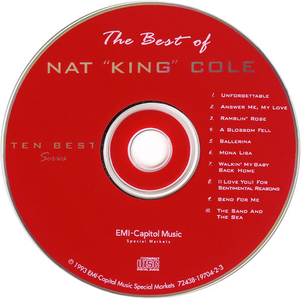 Nat King Cole - The Best Of Nat "King" Cole (CD) (M) - Endless Media