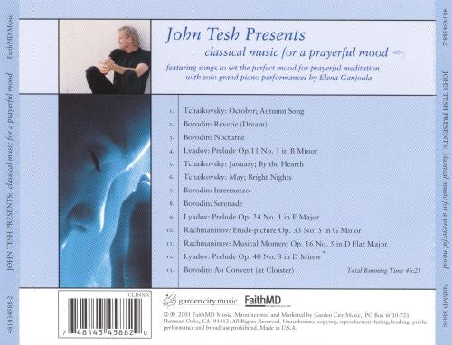 John Tesh - John Tesh Presents Classical Music For a Prayerful Mood (CD) (VG+) - Endless Media