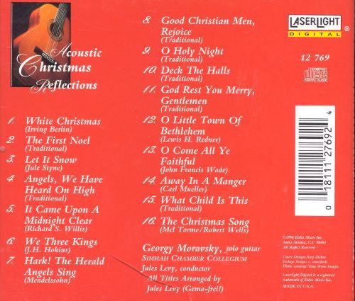 Georgi Moravsky, Simhah Chamber Collegium : Acoustic Christmas Reflections (CD, Album)