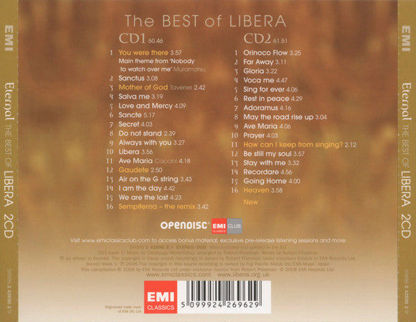 Libera : Eternal: The Best Of Libera (2xCD, Album)