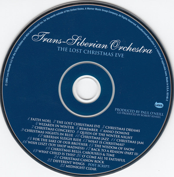 Trans-Siberian Orchestra : The Lost Christmas Eve (CD, Album)