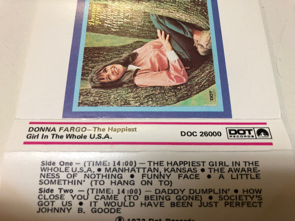 Donna Fargo : The Happiest Girl In The Whole U.S.A. (Cass, Album)