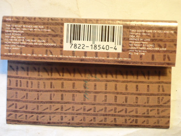 Dionne Warwick : Greatest Hits 1979-1990 (Cass, Comp, Club, Dol)