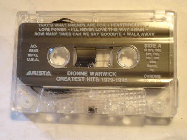 Dionne Warwick : Greatest Hits 1979-1990 (Cass, Comp, Club, Dol)