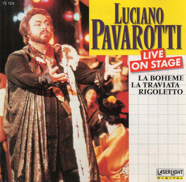 Luciano Pavarotti - Live On Stage (CD) (VG+) - Endless Media