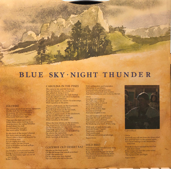 Michael Martin Murphey : Blue Sky · Night Thunder (LP, Album, San)