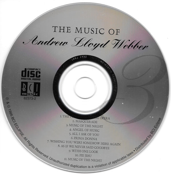 Various : The Music Of Andrew Lloyd Webber Three (CD, Comp)