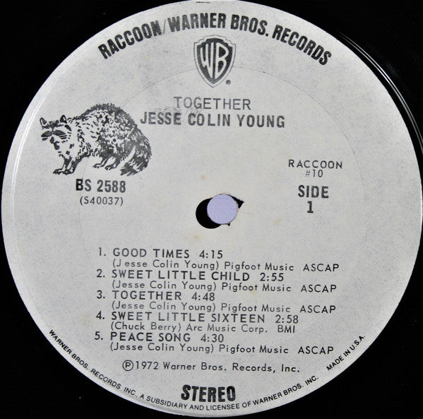 Jesse Colin Young - Together (LP) (G+) - Endless Media
