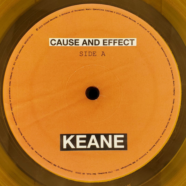 Keane : Cause And Effect (LP, Album, Ora)