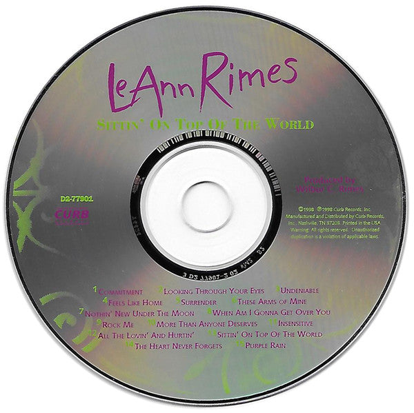 LeAnn Rimes - Sittin' On Top Of The World (CD) (VG) - Endless Media