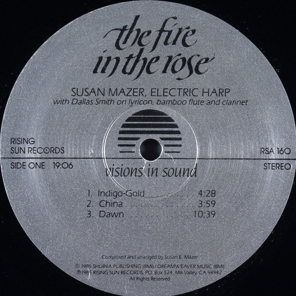 Susan Mazer - The Fire In The Rose (LP) (G+) - Endless Media