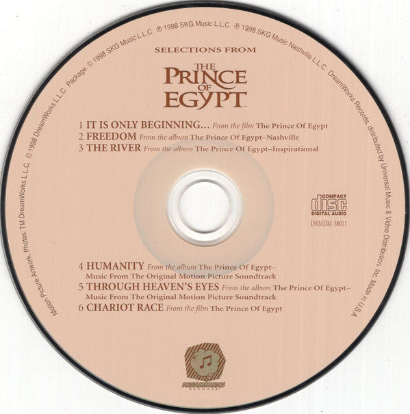 Various : The Prince of Egypt Collector's Edition Music CD (CD, Comp)