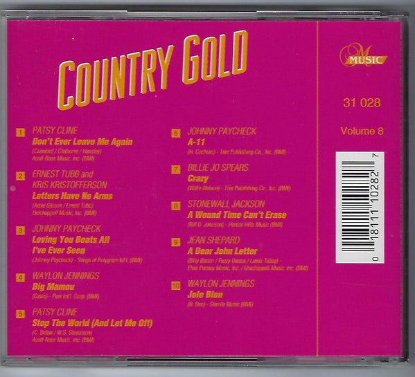 Various : Country Gold Volume 8 (CD, Comp)