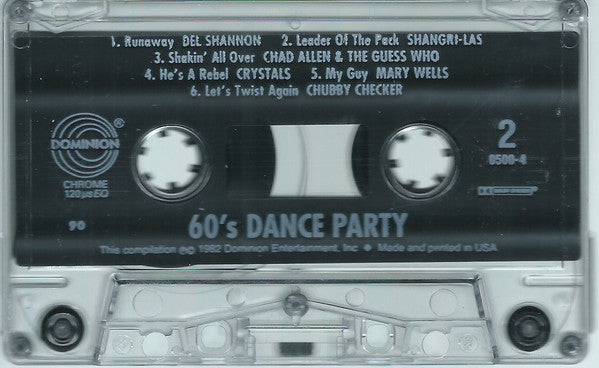Various : 60's Dance Party (Cass, Comp)
