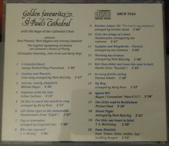 St. Paul's Cathedral Choir : Jubilate! Golden favourites from St. Paul's Cathedral (CD, Album)