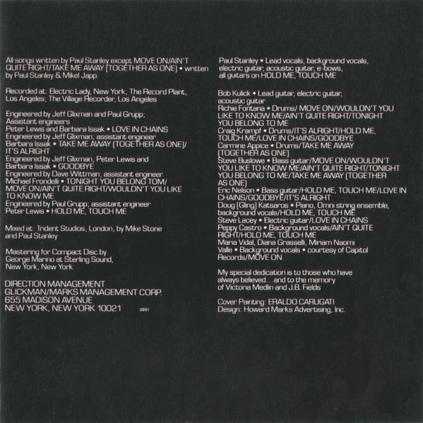 Kiss, Paul Stanley : Paul Stanley (CD, Album, RE, PMD)