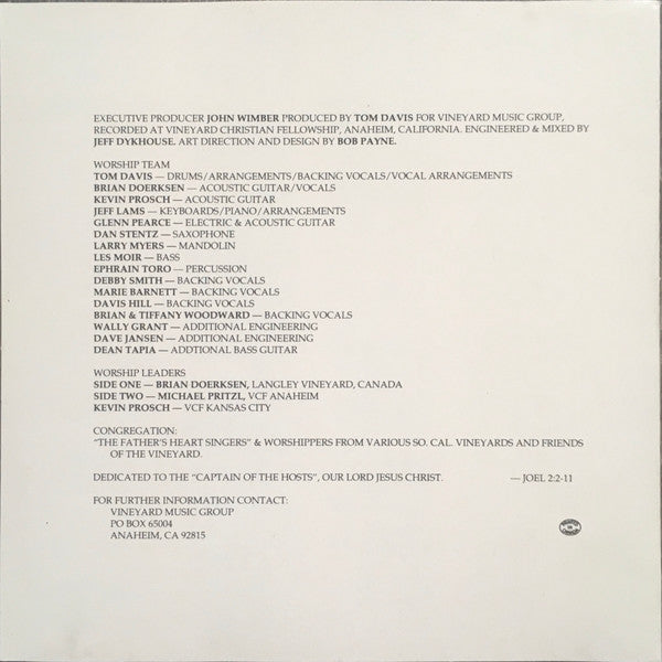 Brian Doerksen, Michael J. Pritzl, Kevin Prosch - Hear Our Cry (Psalm 102) (CD) (VG) - Endless Media