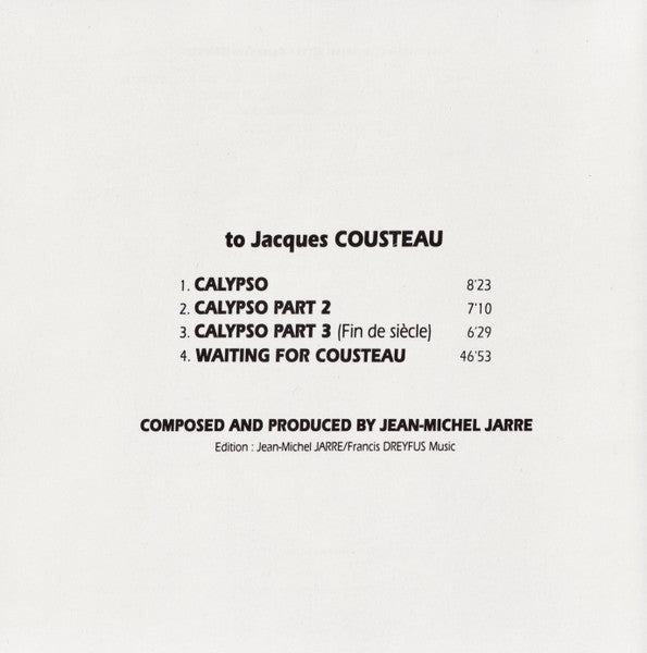 Jean-Michel Jarre : Waiting For Cousteau (CD, Album)
