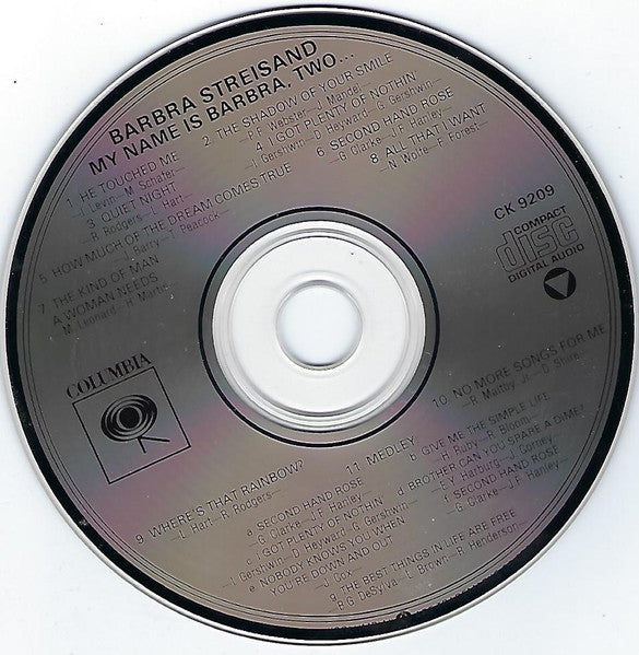 Barbra Streisand : My Name Is Barbra, Two... (CD, Album, RE)
