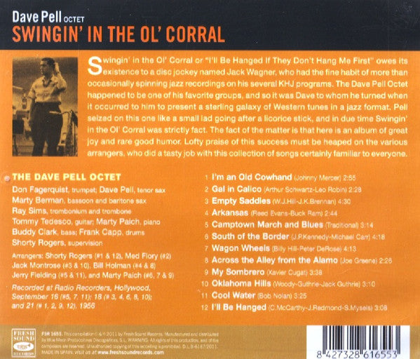 Dave Pell Octet - Dave Pell: Swingin' In The Ol' Corral (CD) (VG) - Endless Media