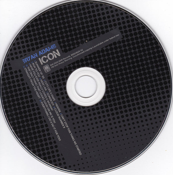 Bryan Adams : Icon (CD, Comp)