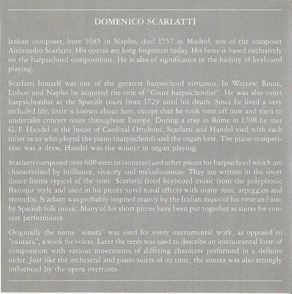 Domenico Scarlatti - Dubravka Tomsic : Sonatas (CD, Album)
