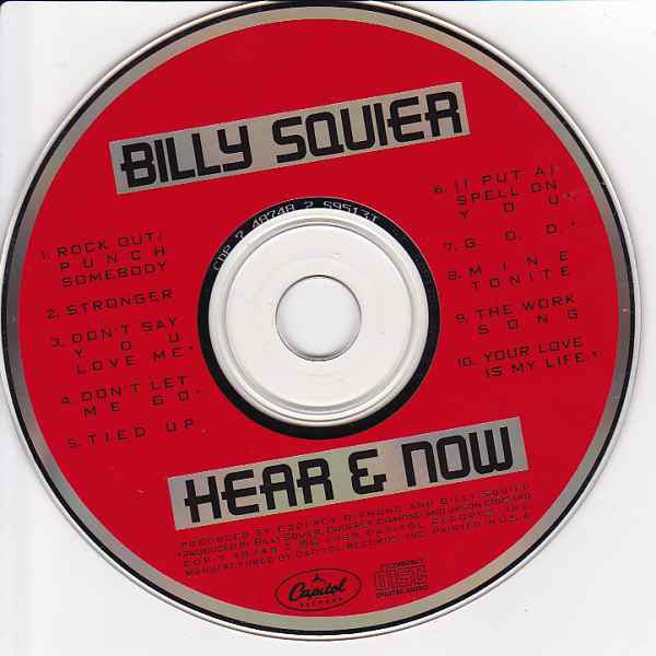 Billy Squier : Hear & Now (CD, Album)