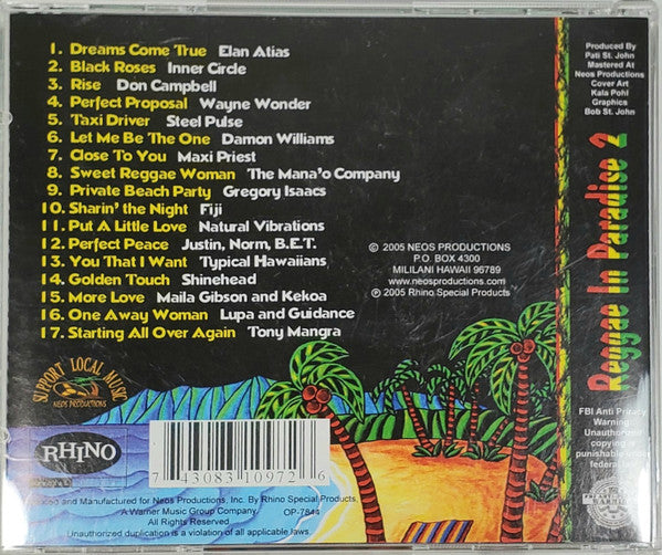 Various : Reggae in Paradise 2 (CD, Comp)