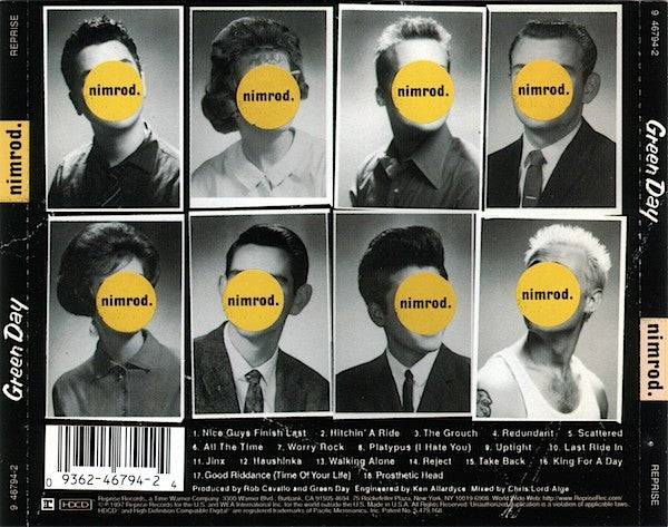 Green Day : Nimrod. (HDCD, Album, Oly)