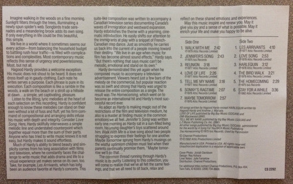 Hagood Hardy : Walk With Me (Cass, Comp)