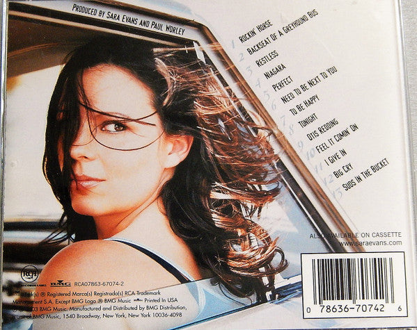 Sara Evans : Restless (CD, Album)