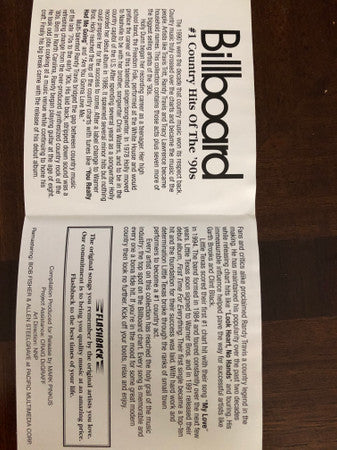 Various : Billboard #1 Country Hits Of The '90s (CD, Comp)