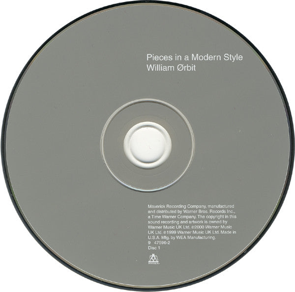 William Orbit : Pieces In A Modern Style (CD, Album + CD, Single)