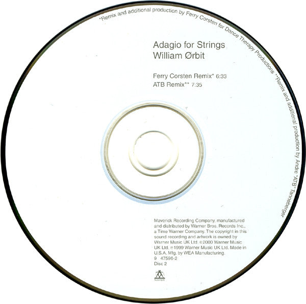 William Orbit : Pieces In A Modern Style (CD, Album + CD, Single)