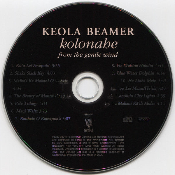 Keola Beamer : Kolonahe - From The Gentle Wind (HDCD, Album)