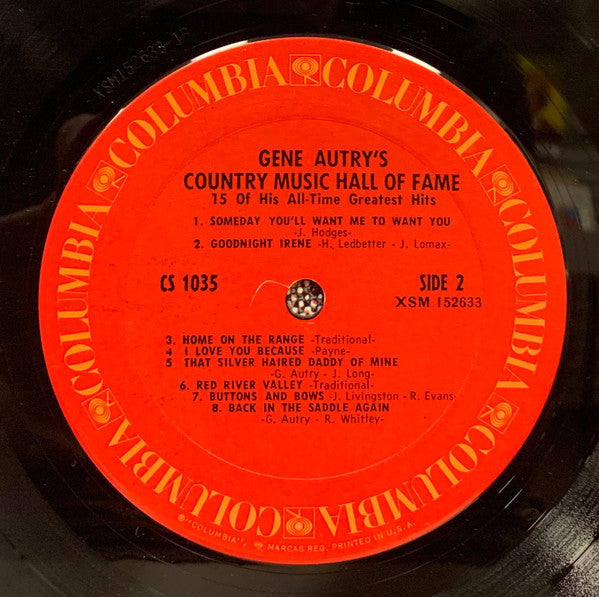 Gene Autry - Gene Autry's Country Music Hall Of Fame Album (LP) (VG+) - Endless Media