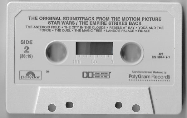 John Williams (4), London Symphony Orchestra : Star Wars The Empire Strikes Back The Original Motion Picture Soundtrack (Cass, Album)